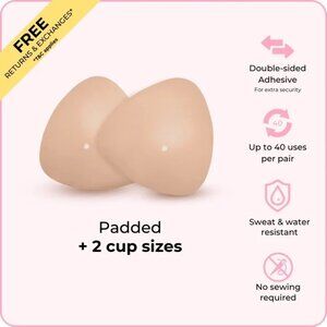 Boomba Ultra Breast Boost Inserts Instant Volume Sticky bra Inserts Size A